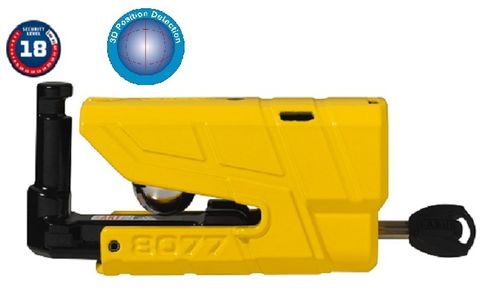 Candado Disco Alarma Granit Detecto X Plus 8077 Yellow