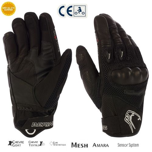 Guantes Bering PLANET Negros